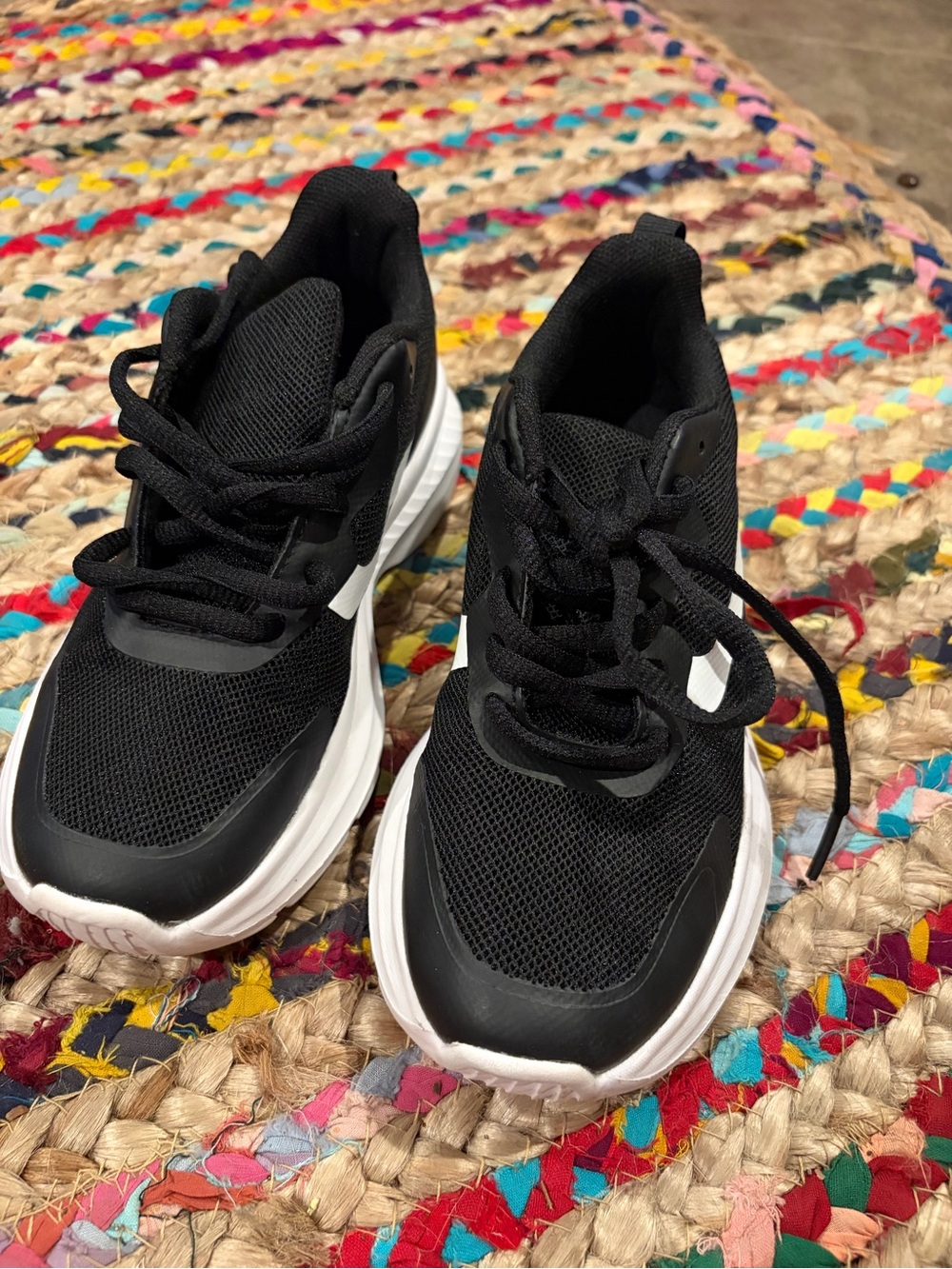 Pro Player Black and White Kids' Sneakers